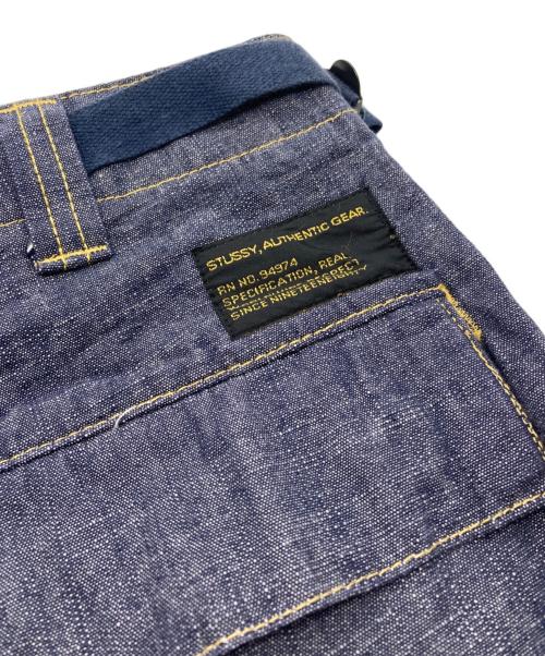 stussy（ステューシー）stussy (ステューシー) デニムカーゴパンツ インディゴ サイズ:以下参照の古着・服飾アイテム