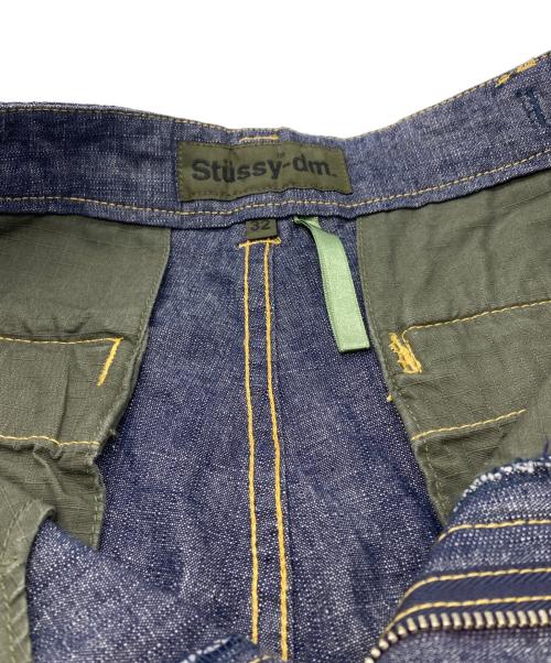 stussy（ステューシー）stussy (ステューシー) デニムカーゴパンツ インディゴ サイズ:以下参照の古着・服飾アイテム