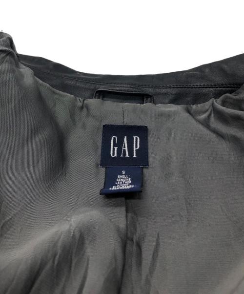 GAP（ギャップ）GAP (ギャップ) レザージャケット ブラック サイズ:Sの古着・服飾アイテム
