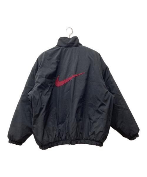 NIKE（ナイキ）NIKE (ナイキ) 中綿ジャケット ブラック×レッド サイズ:Lの古着・服飾アイテム
