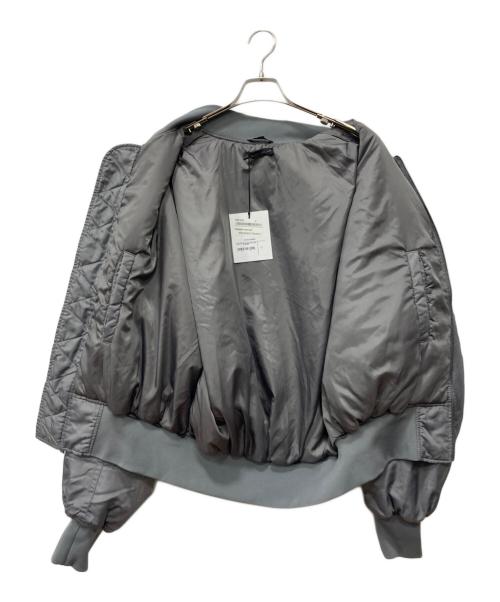 STILL KELLY（スティルケリー）STILL　KELLY (スティルケリー) ラウンド ボンバージャケット グレー サイズ:Sの古着・服飾アイテム