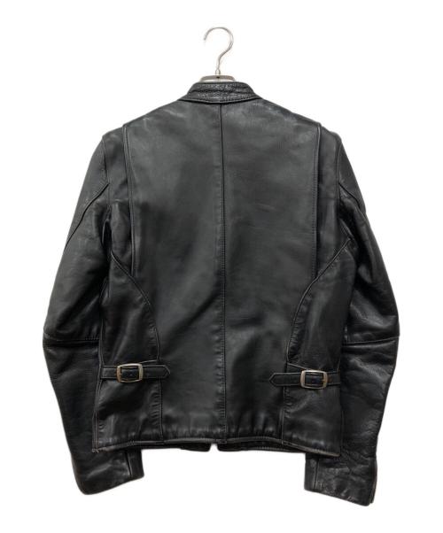 VANSON（バンソン）VANSON (バンソン) シングルレザージャケット ブラック サイズ:36の古着・服飾アイテム