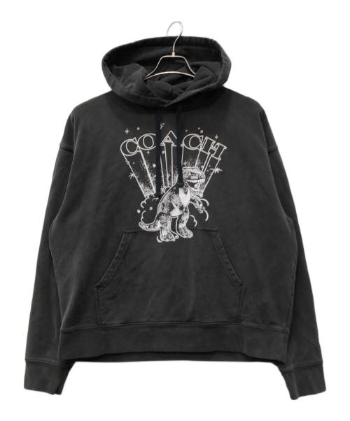 COACH（コーチ）COACH (コーチ) レキシー フーディー ブラック サイズ:Lの古着・服飾アイテム