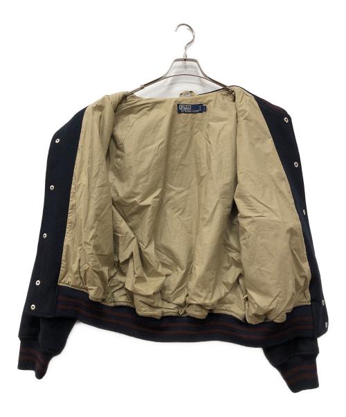 POLO RALPH LAUREN（ポロ・ラルフローレン）POLO RALPH LAUREN (ポロ・ラルフローレン) ウールスタジャン ネイビー サイズ:Lの古着・服飾アイテム