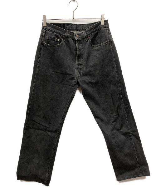 LEVI'S（リーバイス）LEVI'S (リーバイス) 先染め501デニムパンツ ブラック サイズ:81㎝(Ｗ31)の古着・服飾アイテム