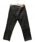 LEVI'S (リーバイス) 先染め501デニムパンツ ブラック サイズ:81㎝(Ｗ31)：12000円
