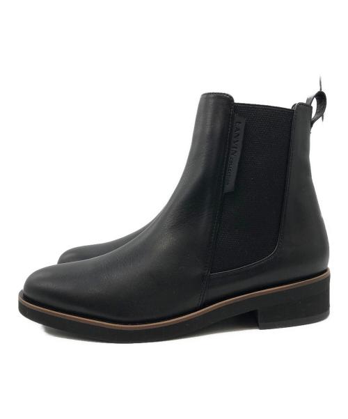 LANVIN COLLECTION（ランバンコレクション）LANVIN COLLECTION (ランバンコレクション) サイドゴアブーツ ブラック サイズ:22 1/2の古着・服飾アイテム