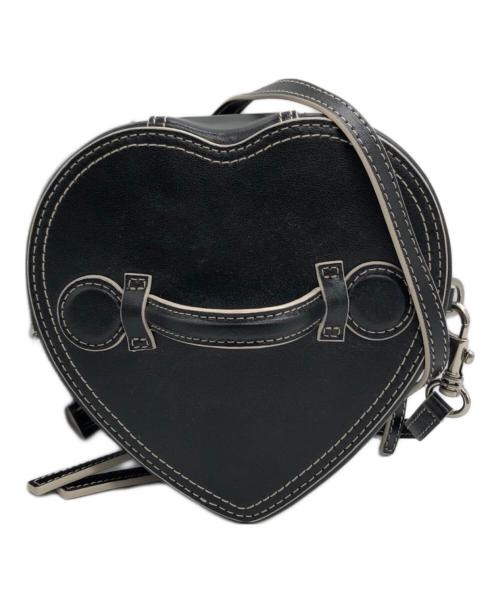 MARGE SHER WOOD（マージシャーウッド）MARGE SHER WOOD (マージシャーウッド) heart tote ブラックの古着・服飾アイテム