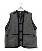 FIRMUMフィルマム）の古着「オージーラムウールツィードベスト」｜グレー