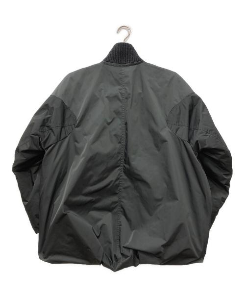 ENFOLD（エンフォルド）ENFOLD (エンフォルド) KNIT LAYERED BALLOON COAT グレー サイズ:38の古着・服飾アイテム
