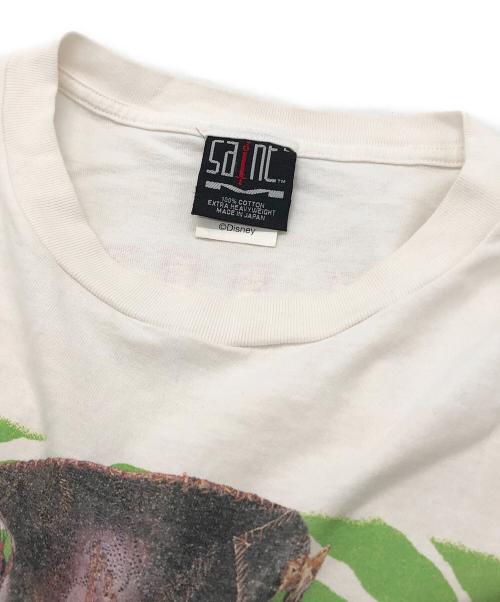 SAINT MICHAEL（セントマイケル）SAINT MICHAEL (セントマイケル) DSNY SS TEE/MAD HATTER/WHITE ホワイト サイズ:Lの古着・服飾アイテム