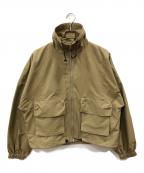 TODAYFULトゥデイフル）の古着「Standcollar Zip Blouson」｜ベージュ