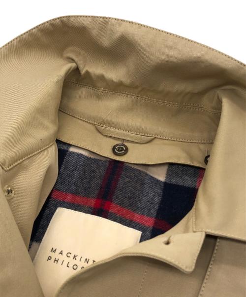 MACKINTOSH PHILOSOPHY（マッキントッシュ フィロソフィー）MACKINTOSH PHILOSOPHY (マッキントッシュ フィロソフィー) ライナー付ステンカラーコート ベージュ サイズ:40の古着・服飾アイテム