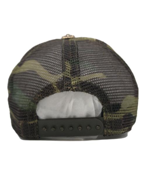 CHROME HEARTS（クロムハーツ）CHROME HEARTS (クロムハーツ) PATCH CAMO TRUCKER MESH CAP グリーンの古着・服飾アイテム