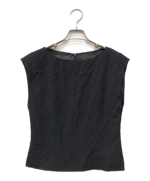 MaxMara（マックスマーラ）MaxMara (マックスマーラ) ウールセットアップスーツ ブラック サイズ:40の古着・服飾アイテム