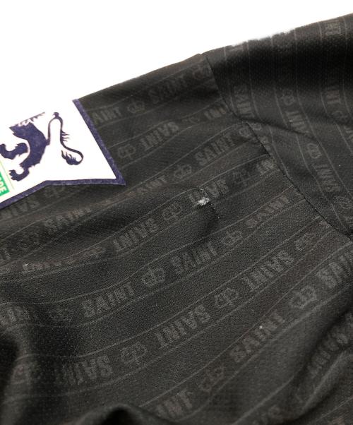 SAINT MICHAEL（セントマイケル）SAINT MICHAEL (セントマイケル) SOCCER SHIRT / FAITH / BLACK（サッカーシャツ） ブラック サイズ:Lの古着・服飾アイテム