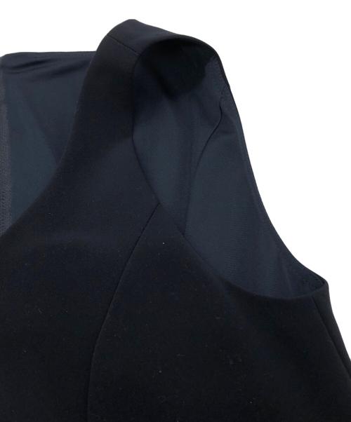 FOXEY（フォクシー）FOXEY (フォクシー) ノースリーブペプラムワンピース ネイビー サイズ:40の古着・服飾アイテム