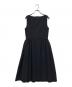 FOXEY (フォクシー) ノースリーブペプラムワンピース ネイビー サイズ:40：15000円