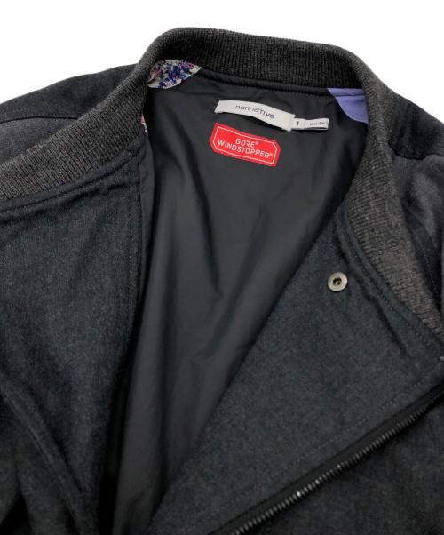 nonnative（ノンネイティブ）nonnative (ノンネイティブ) RIDER BLOUSON WITH WINDSTOPPE グレー サイズ:1の古着・服飾アイテム