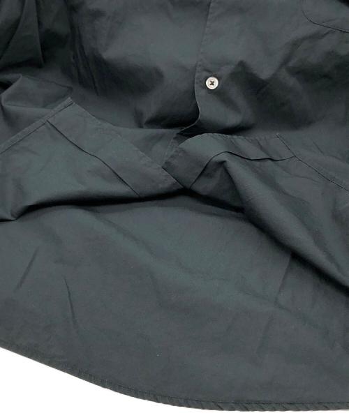 Graphpaper（グラフペーパー）Graphpaper (グラフペーパー) BroadL/S Oversized Band Collar Shirt ブラック サイズ:Fの古着・服飾アイテム