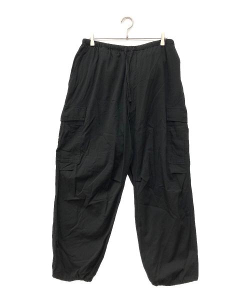 COMOLI（コモリ）COMOLI (コモリ) オックス ニータックカーゴパンツ ブラック サイズ:3の古着・服飾アイテム