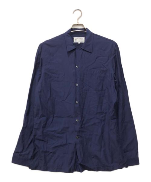 Maison Margiela（メゾンマルジェラ）Maison Margiela (メゾンマルジェラ) ZIP SMOCK SHIRT ネイビー サイズ:39の古着・服飾アイテム