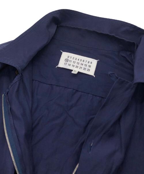 Maison Margiela（メゾンマルジェラ）Maison Margiela (メゾンマルジェラ) ZIP SMOCK SHIRT ネイビー サイズ:39の古着・服飾アイテム
