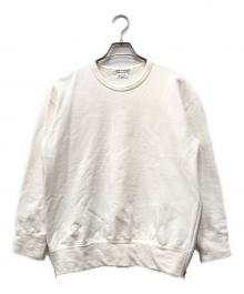 COMME des GARCONS COMME des GARCONS（コムデギャルソン コムデギャルソン）の古着「オーバーサイズサイドジップスウェット」｜ホワイト