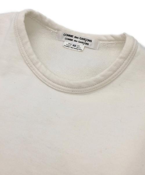 COMME des GARCONS COMME des GARCONS（コムデギャルソン コムデギャルソン）COMME des GARCONS COMME des GARCONS (コムデギャルソン コムデギャルソン) オーバーサイズサイドジップスウェット ホワイト サイズ:XSの古着・服飾アイテム