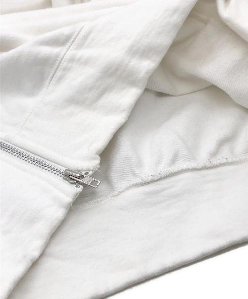 COMME des GARCONS COMME des GARCONS（コムデギャルソン コムデギャルソン）COMME des GARCONS COMME des GARCONS (コムデギャルソン コムデギャルソン) オーバーサイズサイドジップスウェット ホワイト サイズ:XSの古着・服飾アイテム