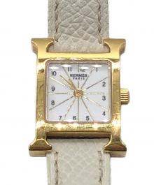 HERMES（エルメス）の古着「Hウォッチ」｜ホワイト