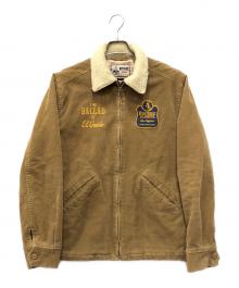 Hysteric Glamour（ヒステリックグラマー）の古着「襟ボアコーデュロイワッペンジャケット」｜ベージュ