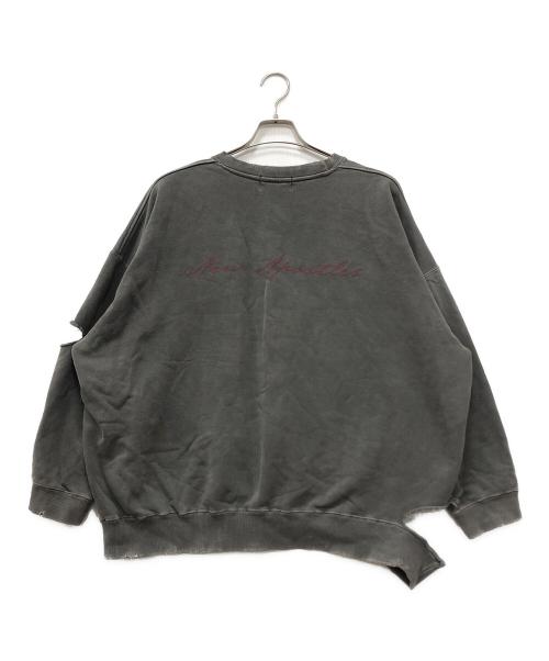 KIDILL（キディル）KIDILL (キディル) DESTROY PULLOVER SWEAT グレー サイズ:下記参照の古着・服飾アイテム