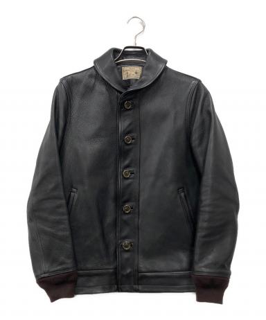 イタリア製ジャケット 中古・古着通販】Varde77 (バルデセブンティセブン) ショール襟レザー