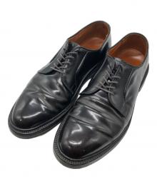 Alden（オールデン）の古着「コードバンプレーントゥシューズ」｜ブラック