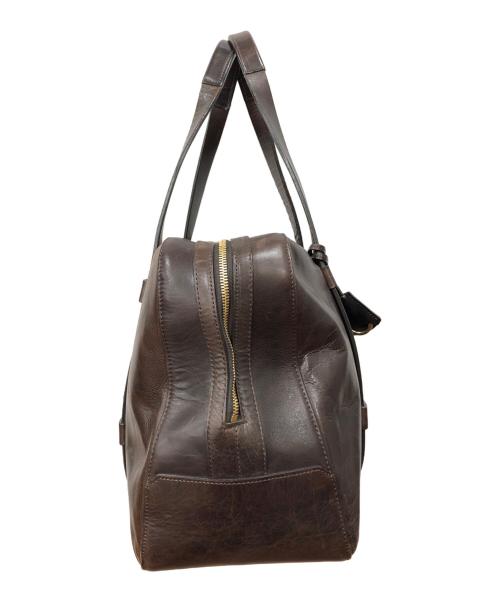 aniary（アニアリ）aniary (アニアリ) レザーハンドバッグ ブラウンの古着・服飾アイテム