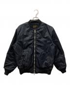 BEAUTY&YOUTH×AVIREXビューティーアンドユース×アヴィレックス）の古着「別注MA-1ジャケット」｜ブラック