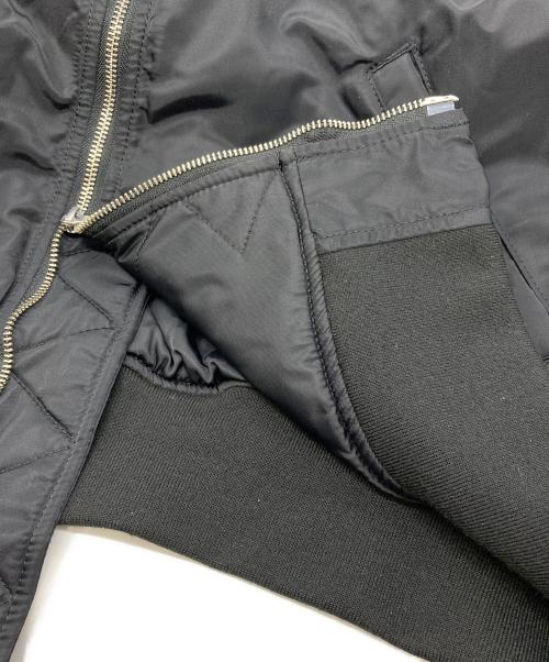 BEAUTY&YOUTH（ビューティーアンドユース）BEAUTY&YOUTH (ビューティーアンドユース) AVIREX (アヴィレックス) 別注MA-1ジャケット ブラック サイズ:40の古着・服飾アイテム