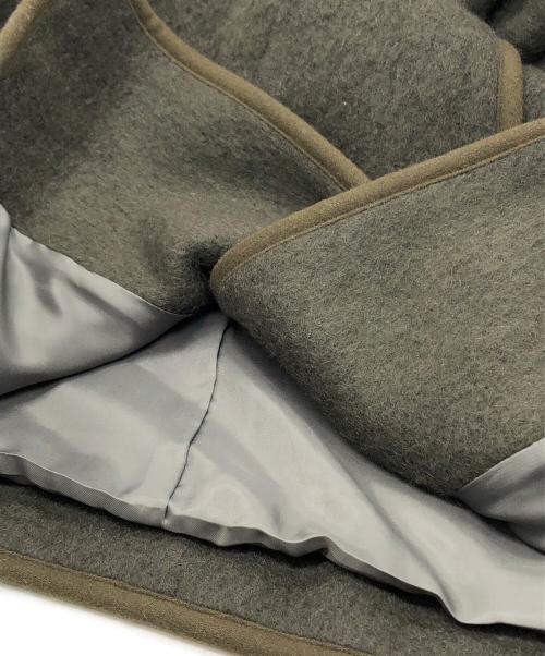 BEAUTY&YOUTH（ビューティーアンドユース）BEAUTY&YOUTH (ビューティーアンドユース) シャギー ノーカラージャケットコート オリーブ サイズ:Mの古着・服飾アイテム