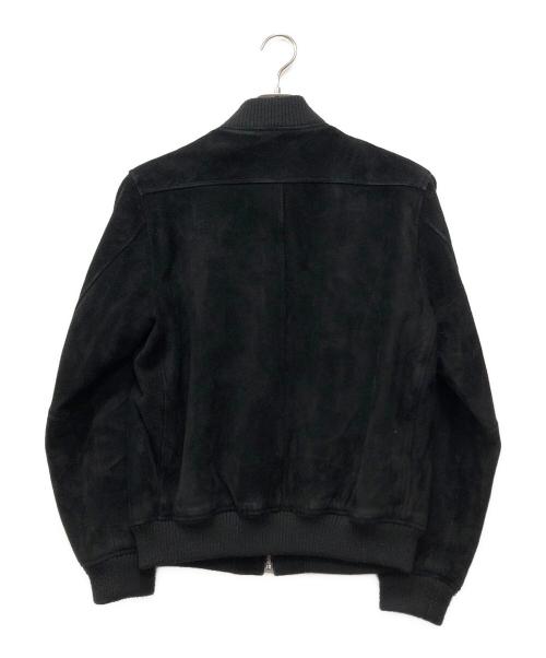 AVIREX（アヴィレックス）AVIREX (アヴィレックス) SUEDE SPORT JACKET ブラック サイズ:Mの古着・服飾アイテム