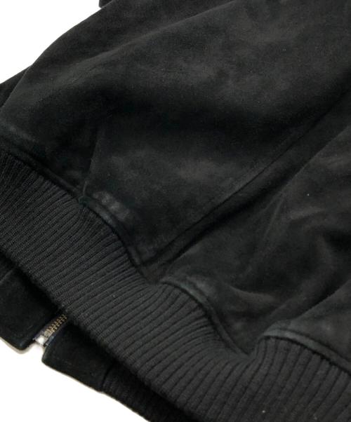 AVIREX（アヴィレックス）AVIREX (アヴィレックス) SUEDE SPORT JACKET ブラック サイズ:Mの古着・服飾アイテム