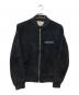 AVIREX（アヴィレックス）の古着「SUEDE SPORT JACKET」｜ブラック
