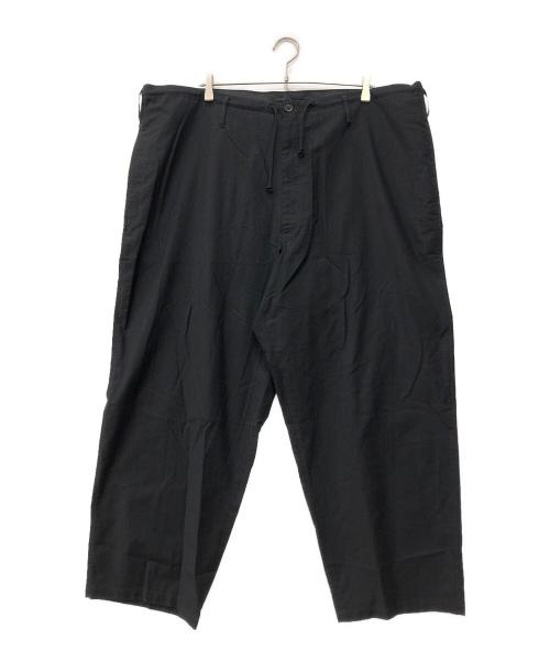 Yohji Yamamoto pour homme（ヨウジヤマモト プールオム）Yohji Yamamoto pour homme (ヨウジヤマモト プールオム) ドローストリングワウドパンツ ブラック サイズ:3の古着・服飾アイテム