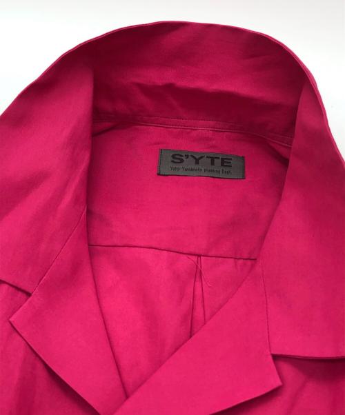 s'yte（サイト）s'yte (サイト) オープンカラーシャツ パープル サイズ:3の古着・服飾アイテム