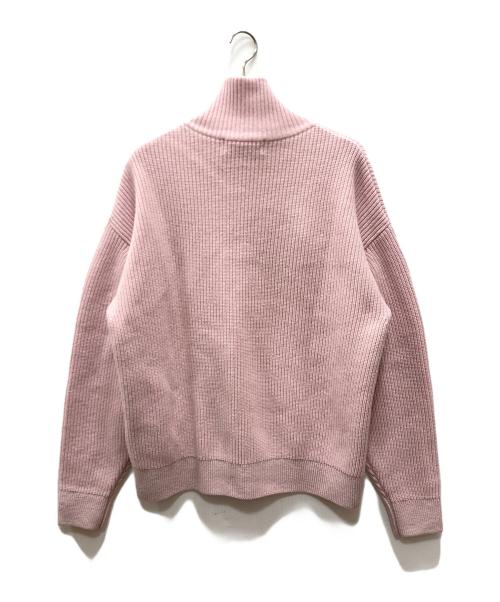 CULLNI（クルニ）CULLNI (クルニ) Double Zip High Neck Knit ピンク サイズ:2の古着・服飾アイテム
