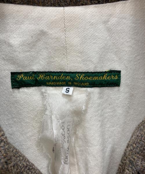 Paul Harnden（ポールハーデン）Paul Harnden (ポールハーデン) ツイードマックコート ブラウン サイズ:Sの古着・服飾アイテム