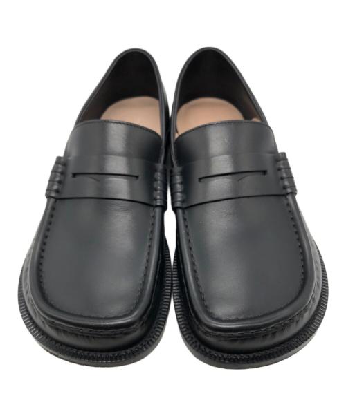 LOEWE（ロエベ）LOEWE (ロエベ) カンポフラップバックローファー ブラック サイズ:40の古着・服飾アイテム