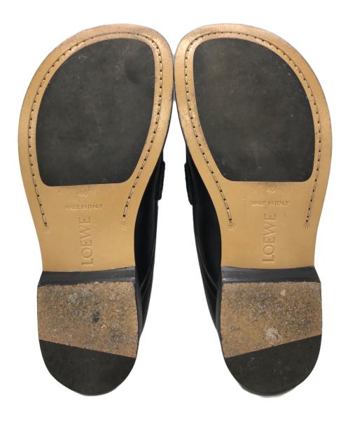LOEWE（ロエベ）LOEWE (ロエベ) カンポフラップバックローファー ブラック サイズ:40の古着・服飾アイテム