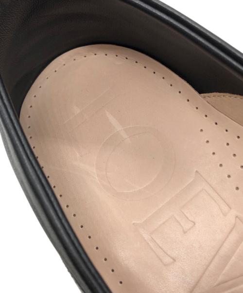 LOEWE（ロエベ）LOEWE (ロエベ) カンポフラップバックローファー ブラック サイズ:40の古着・服飾アイテム