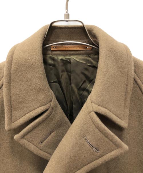 SCYEBASICS（サイベーシックス）SCYEBASICS (サイベーシックス) Wool cashmere Melton Long coat ブラウン サイズ:38の古着・服飾アイテム